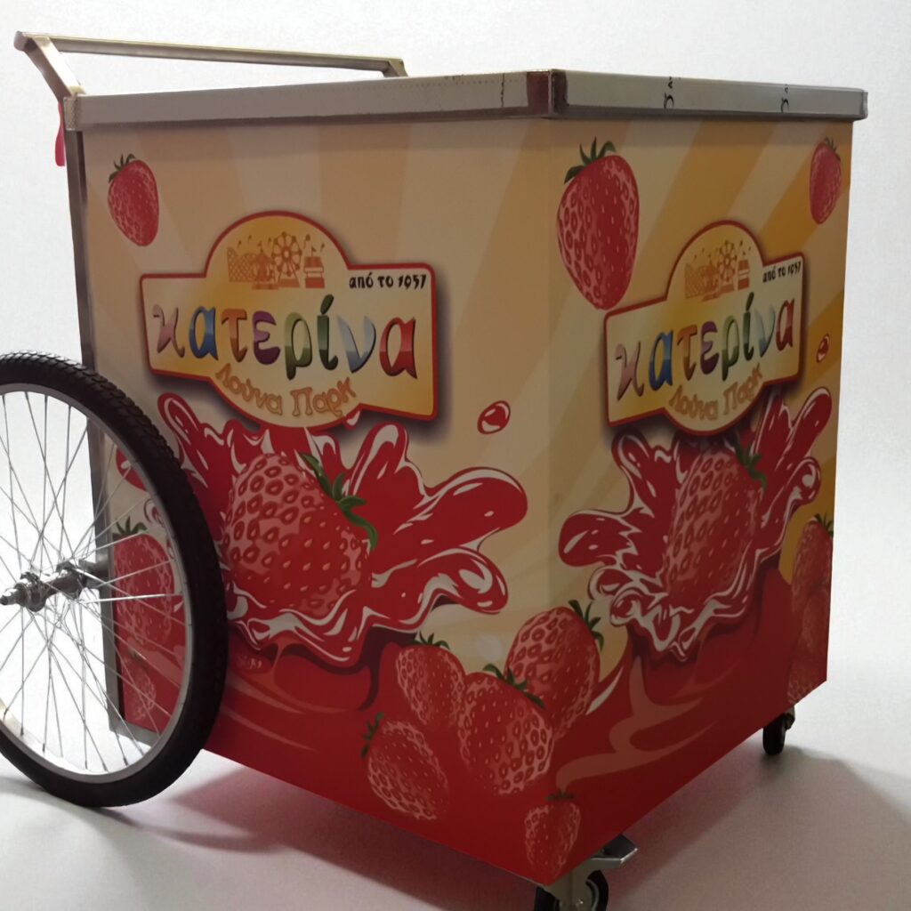 Ντύσιμο ψυγείου με αυτοκόλλητα με ψηφιακή εκτύπωση