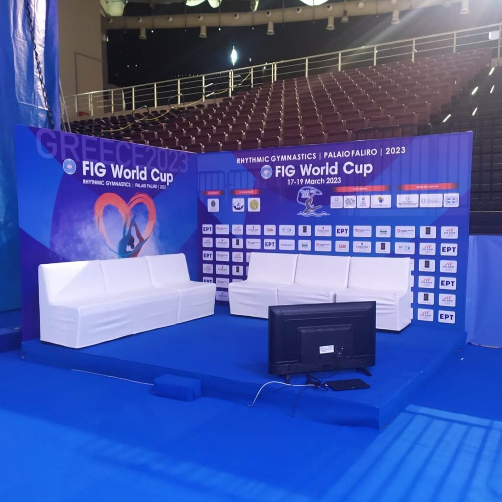 Βackdrop με μουσαμά με ψηφιακή εκτύπωση